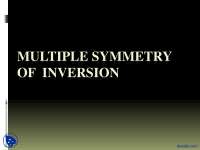 Multiple Symmetry of Inversion-Solid State Physics-Presentation