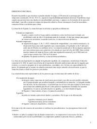 Derecho Concursal - Derecho Procesal Español - Apuntes