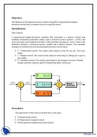 PID Control of System-Linear Control Systems-Lab Report