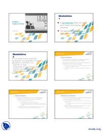 Introduction to Statistics-Biostatistics-Lecture Slides