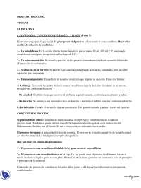 El Proceso Laboral en España - Derecho Procesal Español - Apuntes