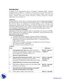 Course Outline-Semantic Computing and Bioinformatics-Handout