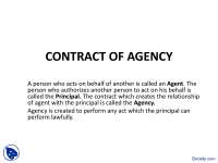 Contract Agency-Technical Writing-Lecture Slides