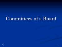 Committees of a Board-Corporate Governence-Lecture Slides