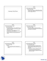 PACS Implementation Strategies-Computation in Medical Physics-Lecture Slides