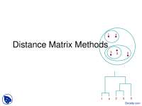 Distance Matrix Methods-Phylogentic Analysis-Lecture Slides