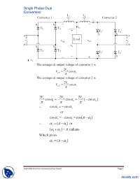Single Phase Dual Converters-Power Electronics-Lecture Handout