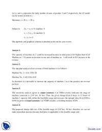 LP Model-Marketing Management-Assignment Solution - Docsity
