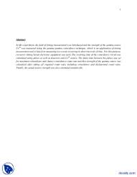 Gamma Gamma Coincidence-Basics of Physics-Lab Report