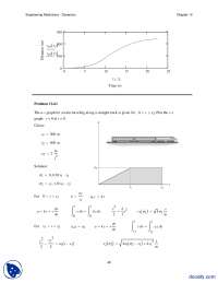 Plotting Problems-Dynamics-Assignment Solution - Docsity