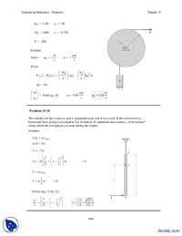 Moments and Inertia Problems-Dynamics-Assignment Solution