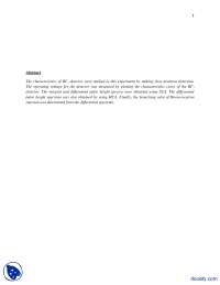 The Characteristics of BF3 Detector-Advanced Physics-Lab Report