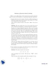 Sorting Exercises-Complexity of Algorithms-Assignment Solution