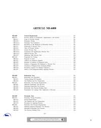 Hydrostatic Tests-Boiler Design and Material-Article