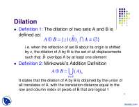 Dilation-Digital Image Processing-Lecture Slides