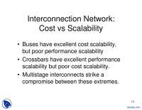 Interconnection Networks: Cost, Scalability, and Multistage Omega Networks
