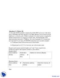 Multistage Interconnection Connection-Parallel Processing-Assignments