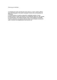 Abertura para ventilação