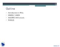 MMDS LMDS-Wireless Communication Systems-Lecture Slides