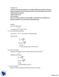 TDMA Scheme-Wireless Communication Systems-Assignment