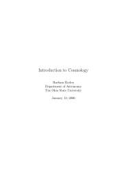 Introduction to Cosmology - Livro Introdução à Cosmologia da autora ...