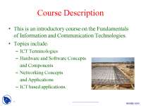 Introduction and Basic Concepts-Information and Computer Technology-Lecture Slides