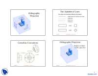 Orthographic Projection-Computer Aided Drawing-Lecture Slides - Docsity