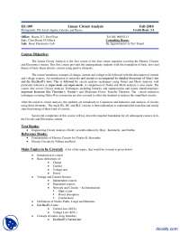 Course Description-Linear Circuit Analysis-Course Outline