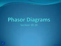Phasor Diagrams-Electrical Network Analysis-Lecture Slides