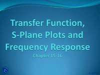 Transfer Fumctions-Electrical Network Analysis-Lecture Slides