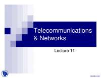 Types of Telecommunication Networks-Managment Informatiion System-Lecture Slides