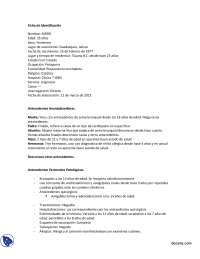 Historia Clínica de Asma - Alergología - Apuntes - Universidad Autónoma de Baja California