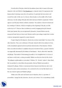 The Misanthrope-Human Behaviour-Assignment