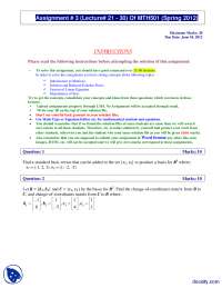 Linear Equations and Matrices Part 3-Basic Mathematics-Assignment