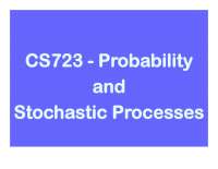 Trains on a Junction-Probability and Stochastic Processes-Lecture Slides