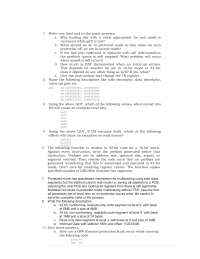 Code Descriptor, Data Descriptor, Interrupts-Microprocessor and Assembly Language Programming-Assignment