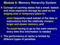 Memory Hierarchy System-Advance Computer Architecture-Lecture Slides ...