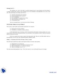Inventory Models-Operation Research-Handouts