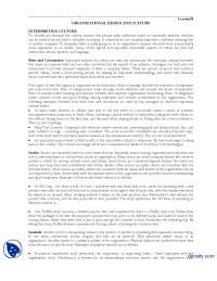 Organizational Design And Culture-Organization Theory and Design-Handouts