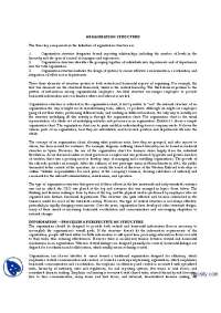 Organization Structure-Organization Theory and Design-Handouts