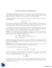 Ordinary Differential Equations Solutions To Problem Set 1 Docsity Ordinary Differential Equations Solutions To Problem Set 1 Docsity