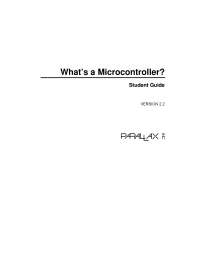 What is microcontroler - microcontrolador - Docsity