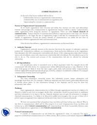 Communication-II-Introduction to Public Administration-Lecture Handout