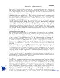 Sensing the World Around-Experimental Psycology-Lecture Handout