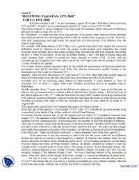 Renewing Pakistan Part 1-Globalization of Media-Lecture Handout