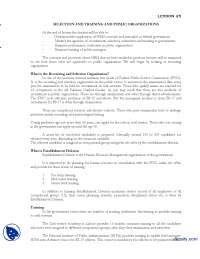 Selection and Training and Public Organizations-Introduction to Public Administration-Lecture Handout
