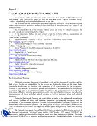 Environment and Housing in Pakistan: Challenges and Initiatives