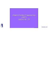 Shape Hierarchy-Object Oriented Programming-Lecture Slides - Docsity