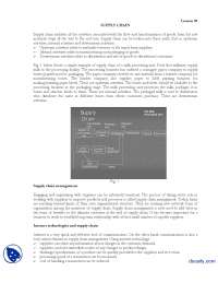 Supply Chain-Information Technology-Lecture Handout