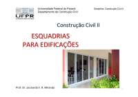 Esquadrias - Caracteristicas gerais - Parte1